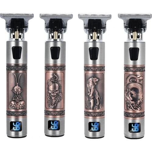 LCD Electric Hair Clipper Rechargeable Shaver Beard Trimmer Professional Men Hair Cutting Machine Beard Barber Hair Cutter