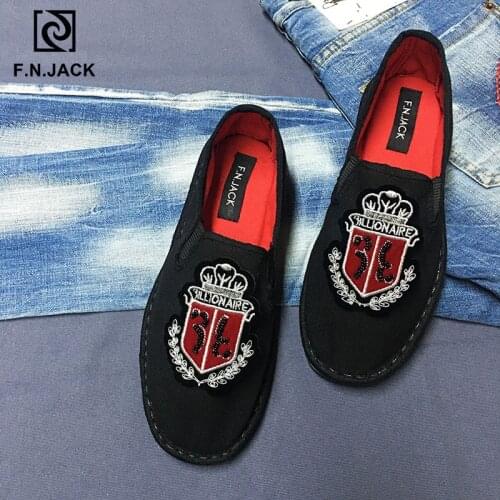 F.N.JACK Mens shoes casual Shoes Espadrille men Canvas Loafers Scarpe uomo Zapatos de Hombre Tenis masculino Men Sneakers