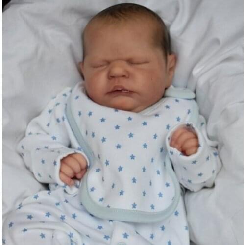 NPK 18Inch Reborn Doll kit Romilly Limited Edition Lifelike Soft Touch Unfinished doll kit