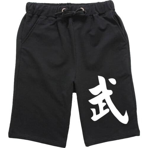 Summer Mens' 4 Color Kungfu Boxing Shorts Cotton Martial Arts Trousers Sport Fitness Pants