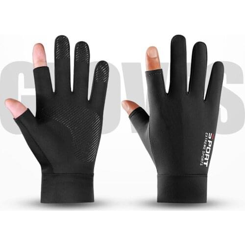 Summer new fishing gloves outdoor professional anti-skid sunscreen sea fishing gloves wear-resistant breathable palm thickening