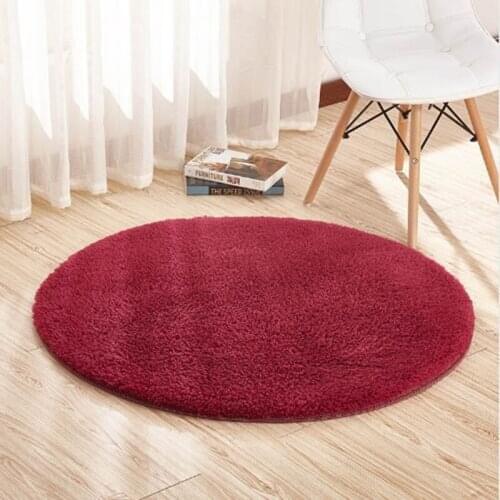Soft cashmere Round Carpet Doormat Non-Slip Water absorption Floormat Carpets Rug Yoga Mat For Bedroom Parlor Living Room Rugs