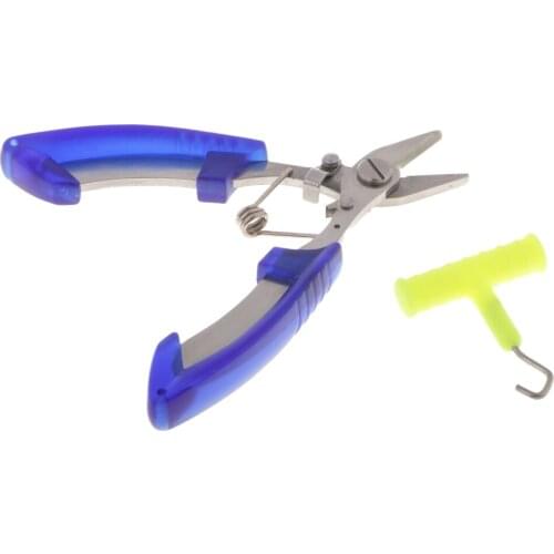 Stainless Steel Fishing Scissor Plier Line Steel Wire Cutter Knot Tightener