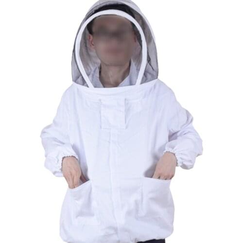 H7JB Bee Keeping Clothes Protective Clothing Beekeeping Jacket Smock Beekeeper Equipment