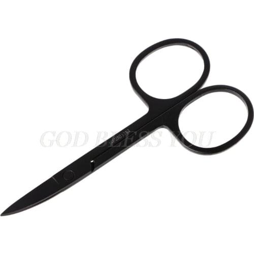 Portable Eyebrow Trimmer Scissors Stainless Steel Hair Removal Makeup Tool Drop Shipping