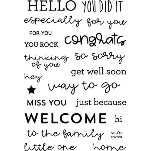 Rubber Silicone Clear Stamps for Scrapbooking Tampons Transparents Seal Background Stamp Card Making Diy boy and girl