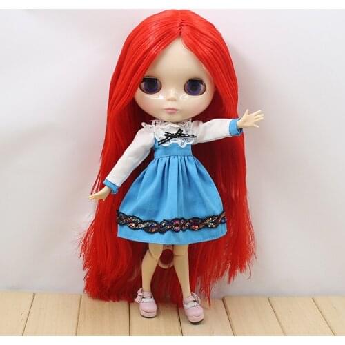 Joint body Nude Blyth Doll Mixed hair without bang RBW