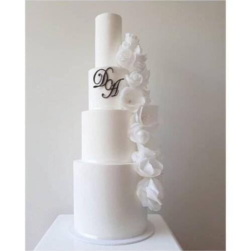 Personalised Wedding Cake Topper,Custom bride groom initials,Wedding cake decoration,Wedding anniversary Cake Topper