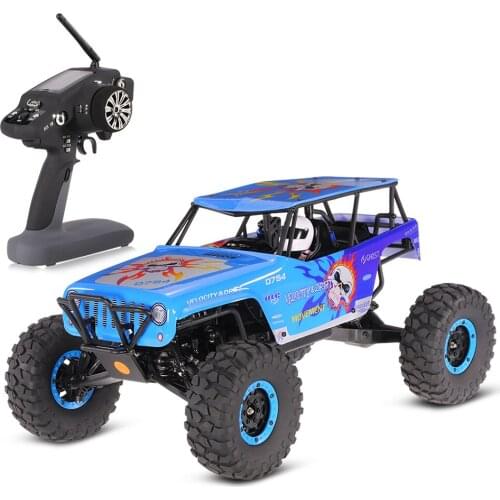 WLtoys 10428 RC Cars 2.4G 1:10 Scale 540 Brushed Motor Remote Control Electric Wild Track Warrior Car Vehicle Toy
