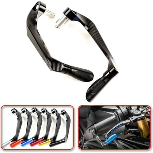 1 Pair 7/8'' 22mm Universal Motorcycle Brake Clutch Lever Guard Protectors Aluminum for Yamaha Kawasaki BMW Honda KTM No Logo