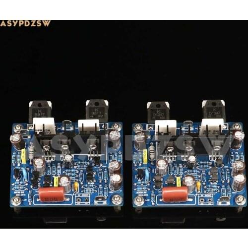 2 CH MX50 SE KTD1047 KTB817 Power amplifier DIY Kit/Finished board 100W+100W
