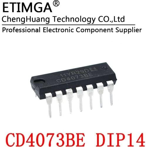 5PCS/LOT CD4073BE CD4073 DIP14