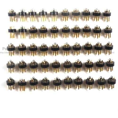 50PCS Replacement XLR Plug Connector for Shure SM57 SM58 and BETA58 series Microphones