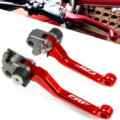 For HONDA CRF 150 230 250 450 1000 R RX X F L M PALLY L Motorcycle CNC Aluminum Pivot Brake Clutch Levers Dirt Bike Motocross