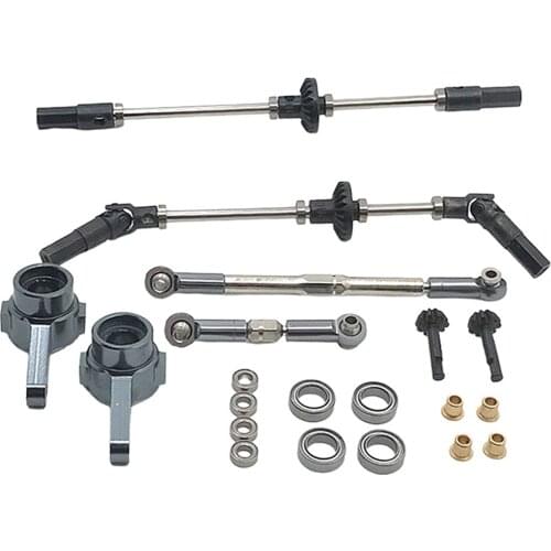 RC Car Front Rear Bridge Axle Shaft Accessories Kits OP Fitting for WPL B14 B16 B24 C14 C24 6WD Military RC Truck