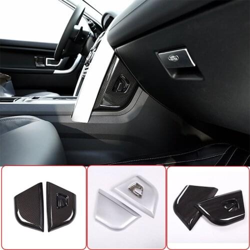 For Land Rover Discovery Sport 2015-2017 Car-styling Center Control Decoration Panel Cover Trim Accessories 2pcs/set