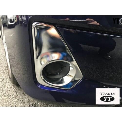 Auto front fog light cover head lamp bezel for nissan serena 2016,ABS chrome ,2pcs