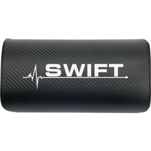 Car neck pillows both side pu leather single headrest case for Suzuki Swift 2019 Accessories