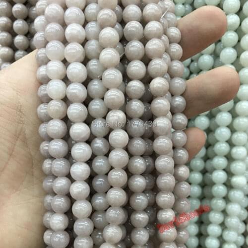 Free Shipping 6 8 10 12mm Beads Natural Stone Beads Mountain Jadee beads Dyed multi-color for jewelry making