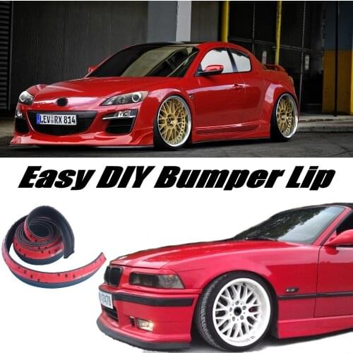 NOVOVISU For Mazda RX-8 RX8 RX 8 2003~2012 Bumper Lip / Front Spoiler Deflector For Car Tuning / Body Kit / Strip Skirt