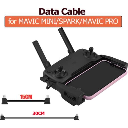 For MAVIC MINI/SPARK/MAVIC PRO/ZOOM/AIR Drone OTG Data Cable IOS type-C Micro-USB Adapter Wire Connector Tablet Phone Accessory