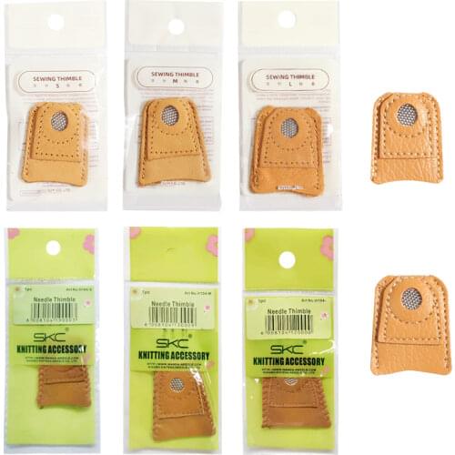 Coke-like Sheepskin Crimping Thimble Hoop Finger Cot Crimping Large Medium And Small Size