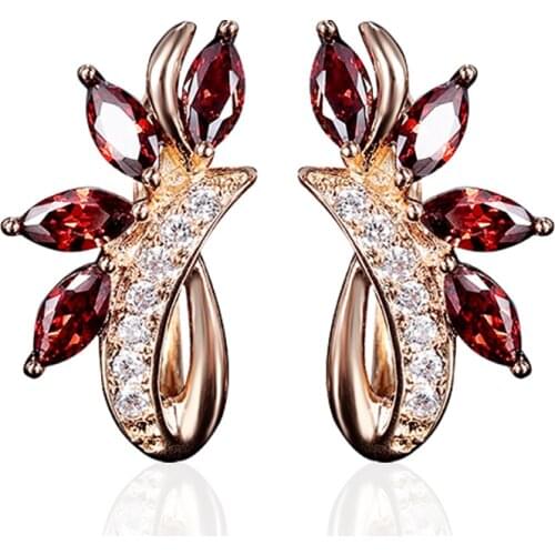 Hanreshe Mini Blue Green Earring Horse Natural Zircon Stud Earrings Wedding Party Gothic Cute Jewelry Crystal Women Gift