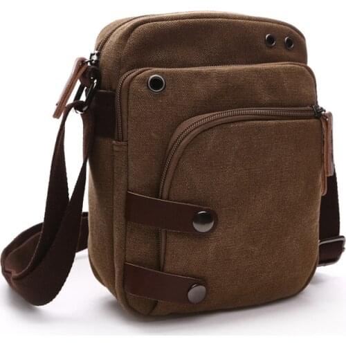 Mens Messenger Bag Diagonal Mini Shoulder Multi-Function Mobile Phone Bag for Travel Casual Large Satchel Bag