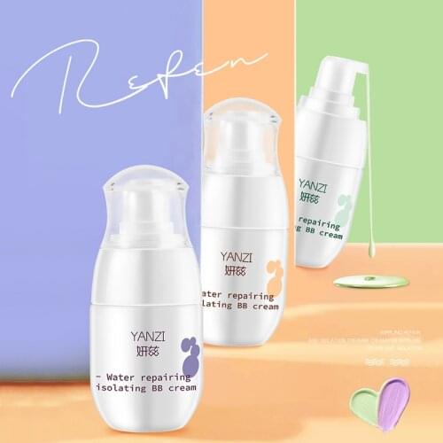 Invisible Pores Makeup Primer Moisturizer Concealer Fade Uneven Tone Breathable Makeup BB Cream Bright Skin Face Makeup TSLM2