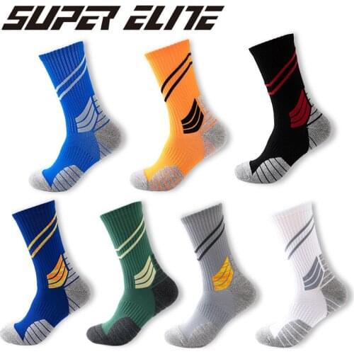 2020 New Style Mens Stripes Slash Fashion Socks Sports Socks Sweat-Absorbent Non-Slip Basketball Socks Elite Socks Men