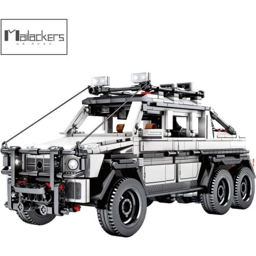 Mailackers Technical Car Classic Trucks SUV City Off Road Vehicle Building Blocks Technical Truck Bricks Educational Kids Toys