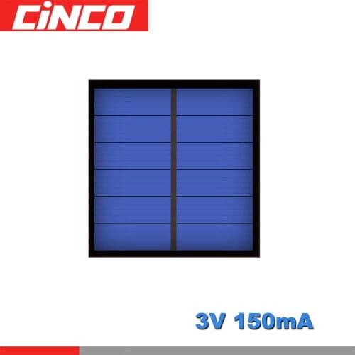 Poly Panel Solar 3V 150mA 0.45W Standard Epoxy monocrystalline Silicon DIY Battery Power Charge Module Mini Solar Cell toy