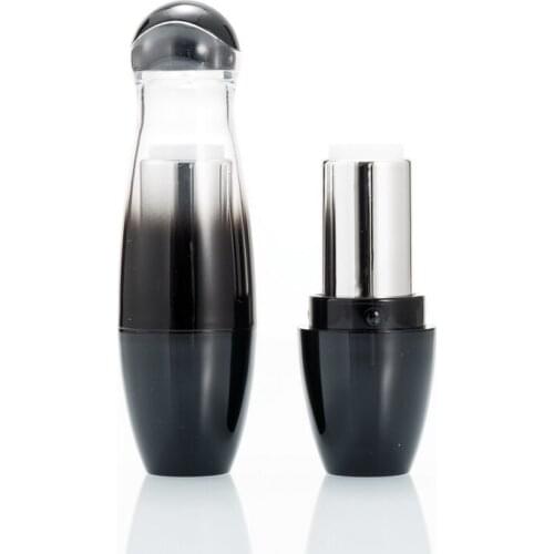 Empty Lipstick Containers Tubes Gradient Black Cosmetic Container DIY 12.1mm Lip Balm Packaging Lipstick Container 10pcs 30pcs