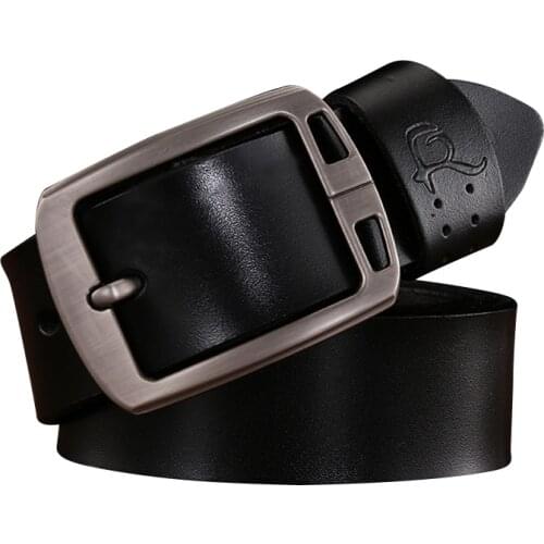 Aoluolan HOT Mens Belt high quality belt male genuine strap luxury pin buckle fancy vintage jeans free shipping