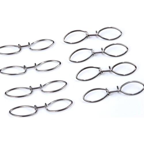 Fishing Swivels Ball Bearing Swivel With Safety Snap Solid Rings Rolling Swivel For Carp Fishing Accessories
