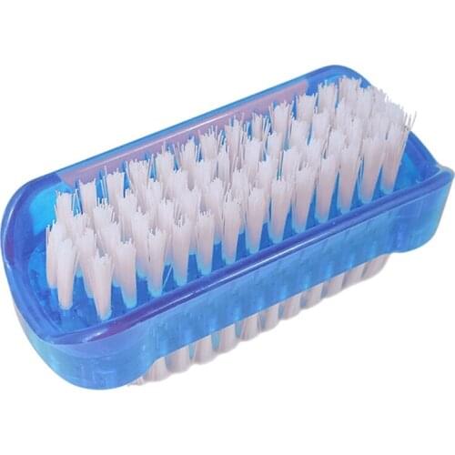 68UE Cleaning Nail Brush Fingernail Scrub Brush Two Sided Hand Scrubbing Brushes Soft Nails Toes Scrubber for Men Women Kids