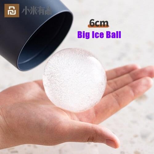 Silicone Ice Ball Moulds High Quality 6cm Spherical Ice Cube Maker Mold Kitchen Bar Whiskey Ice Maker Tools From Xiaomi Youpin