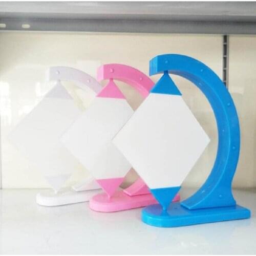 UBRUSH Creative Swing Glass Photo Frame Europe For 5 Inch Photo Photo Frame 13*13cm 3 color White Pink And Blue