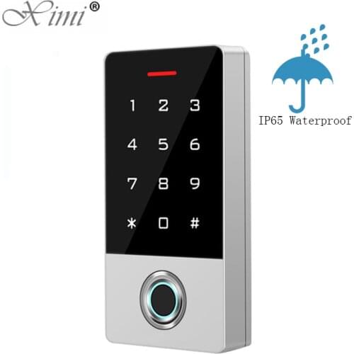 WIFI keyless door lock Waterproof Fingerprint Access Control Cheapest Standalone Keypad Finger +RFID Card Door Entry TF1