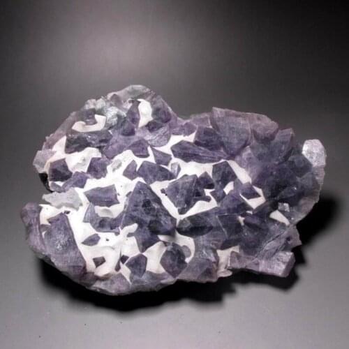 2213g Purple-Green Fluorite Cluster on Quartz Matrix - crystals and stones healing Mineral specimen Home Decor feng shui