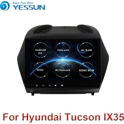 4G RAM 8 core android 9.0 car dvd For Hyundai Tucson IX35 2011 2012 2013 2014 2015 multimedia car radio gps navigation
