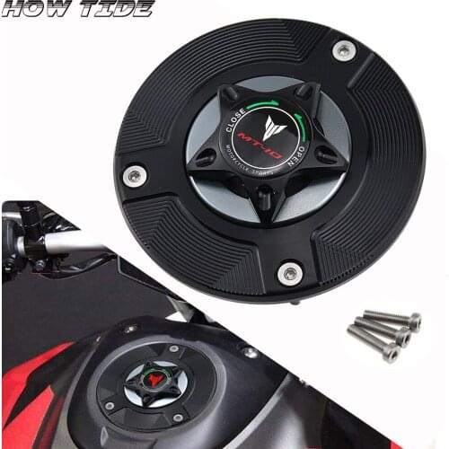 8 Colors CNC Aluminum Keyless Motorcycle Accessories Fuel Gas Tank Cap Cover for Yamaha MT-10 MT10 MT 10 2016 2018