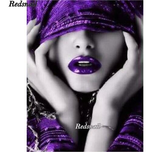 Custom Diamond Painting Full Square round Drill Beauty Women 3D Embroidery beads mosaic handmade gift EE591