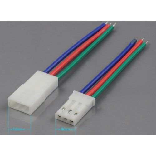 JST/SYP terminal Electronic plug in Connecting wire copper core cable 3P butt joint male and female 100pair