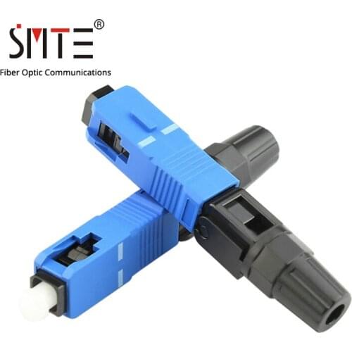 100pcs/lot SC UPC SM NPFG 8802-TLC/3 XF-5000-0322-3 60mm Connector fast connector FTTH SC/UPC Optical fiber connector 0.3 dB