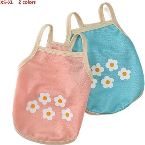 Cheap Pet Dog Clothes Vest Skirt Cat Puppy Small Dog Costumes Yorkshire Pomeranian Shih Tzu Maltese Poodle Bichon Clothing 2021