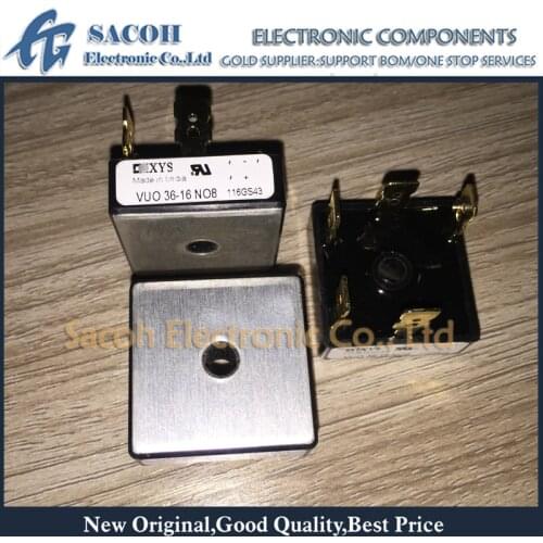 Free shipping 2Pcs VUO36-16NO8 VUO36-16N08 VUO36-18NO8 VUO36-14NO8 FO-B 36A 1600V Three Phase Rectifier Bridge