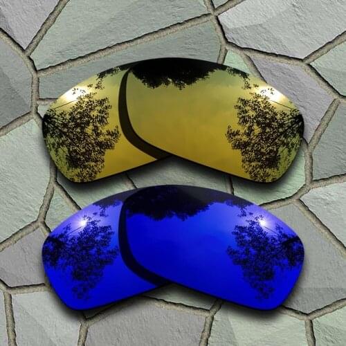 Violet Blue&Yellow Golden Sunglasses Polarized Replacement Lenses for Oakley Hijinx