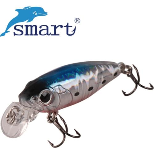 TAF Minnow Fishing Lure 3.5cm 2.1g Floating 0.3-0.5m Assorted Color Hard Bait for Carp Fishing Plastic 3D Eyes VMC Hook Swimbait