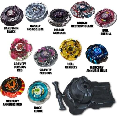 1PCS Drop Shopping Meteo L-Drago Metal Masters Spinning Top Set - String Launcher Included BB82 BB88 BB114 BB98 BB99 BB105 BB106